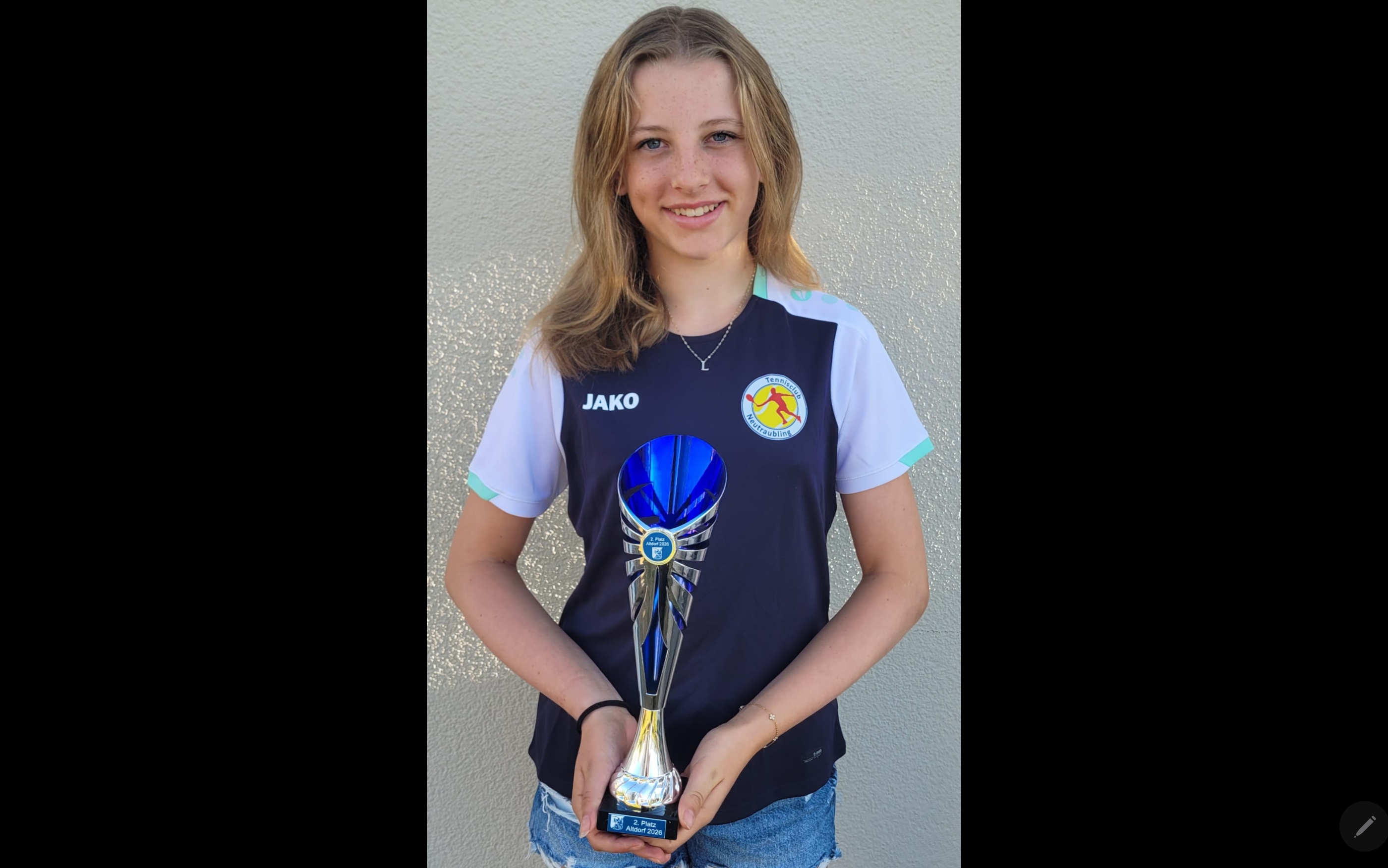 2. Platz bei Altdorfer Jugendcup J2 für Anna-Lia Kimmerling