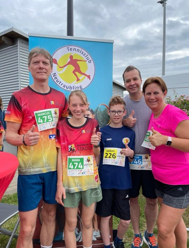 TCN Mitglieder beim Neutraublinger Stadtlauf